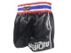 BOXSENSE 復古泰國拳擊短褲 : BXSRTO-001-黑色